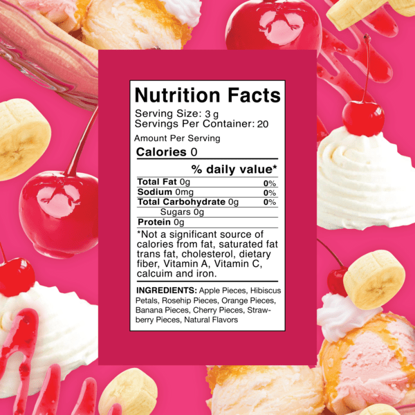 Cherry Banana Split - Fruit Herbal Blend