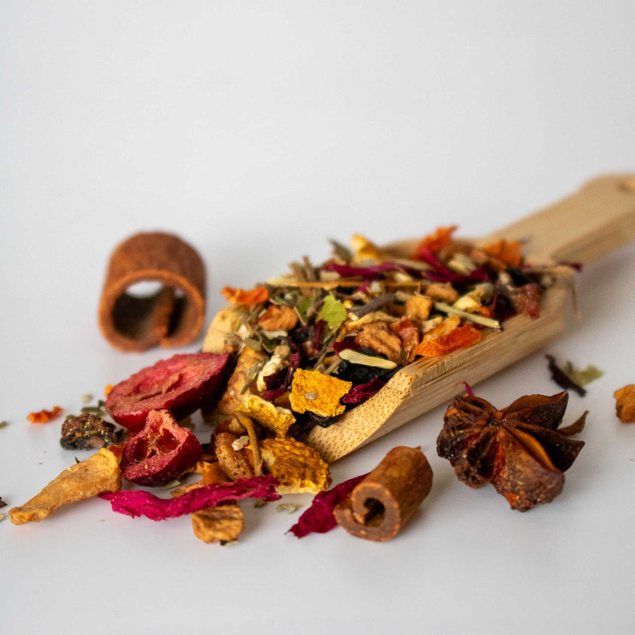 Candied Pomegranate - Fruit Herbal Blend