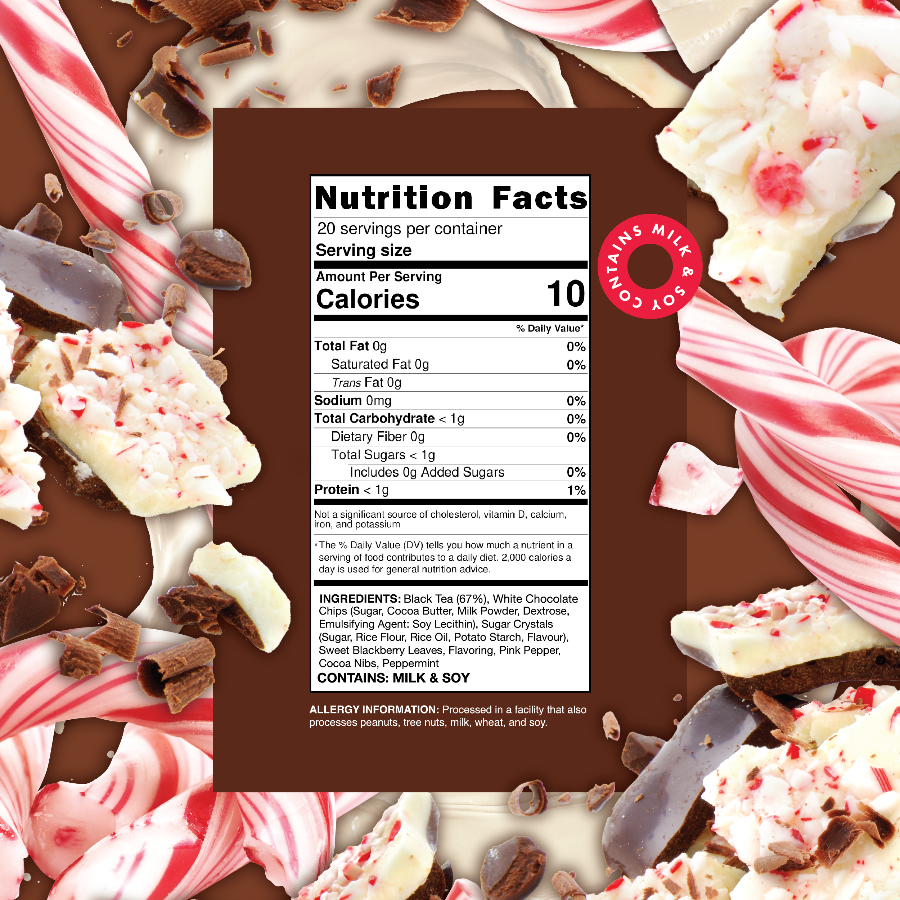 Peppermint Bark - Black Tea Blend