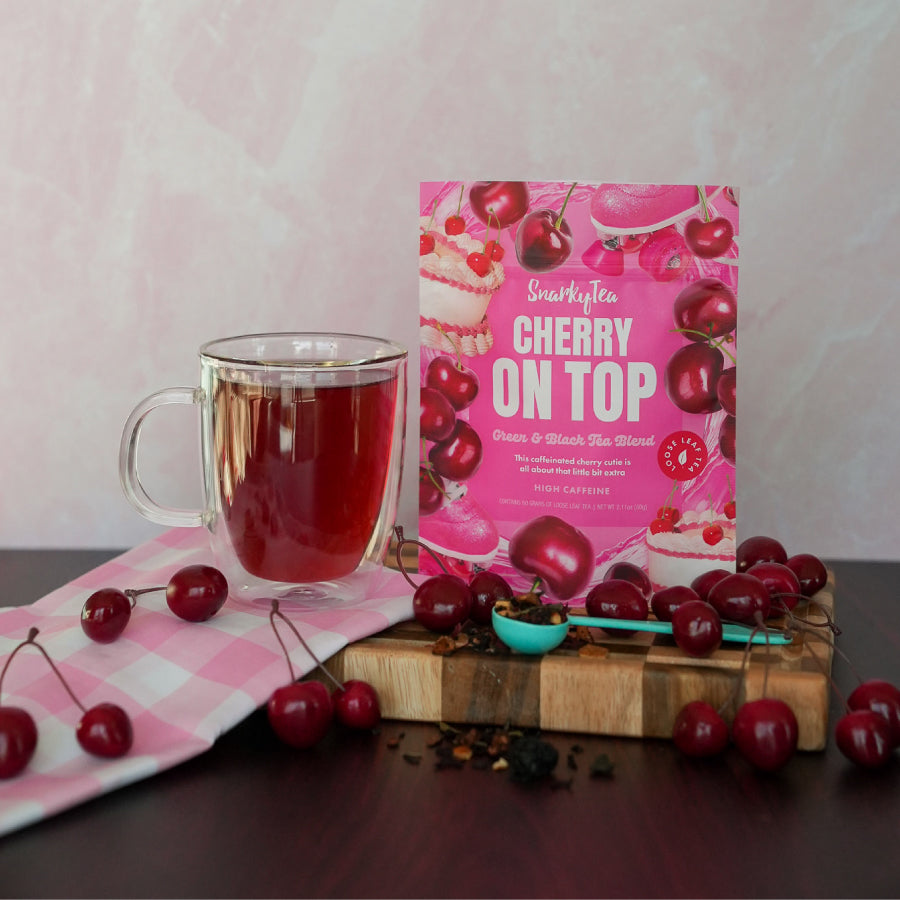 Cherry On Top - Green & Black Tea Blend
